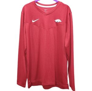 Arkansas Razorback Nike dri-fit long sleeve shirt Size L